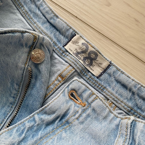 Free People Florence High Rise Flared Leg Stretch Denim Jeans, Womens Size 6 - Picture 6 of 14